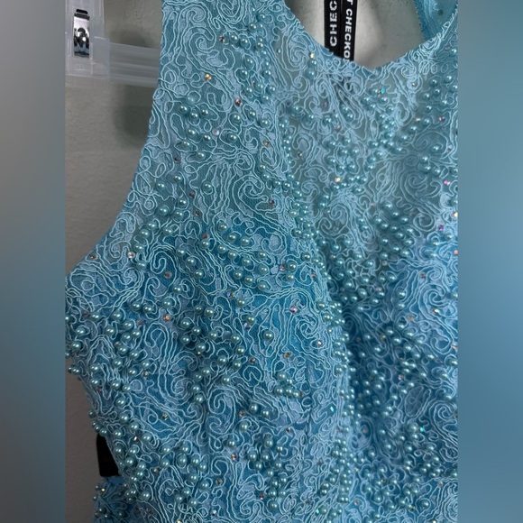 (W0) Intrigue by Blush Prom
Style No. 284, Women's Blue Two-Piece Dress, Size 16 - Picture 6 of 16